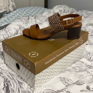 New!!  Italian shoemaker heels. Comfy sole!